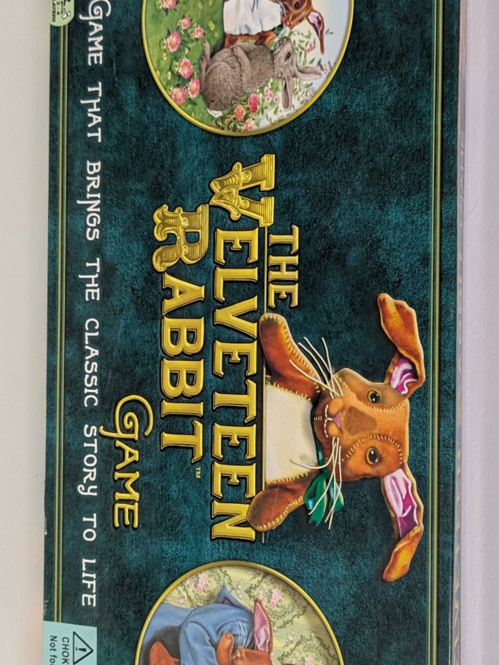Complete The Velveteen Rabbit Board Game Fuzzy Bunny Classic Kids Family Game